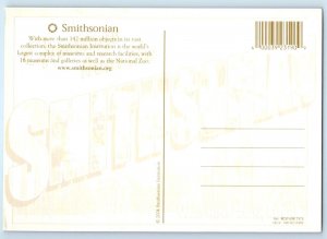 WASHINGTON D.C. ~ Large Letter GREETINGS from SMITHSONIAN 4¾x6¾ Postcard 2004
