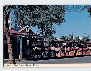 Postcard Conch Tour Train, Old Key West, Florida