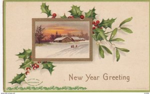 CLAPSADDLE ; New Year Greeting , 1909