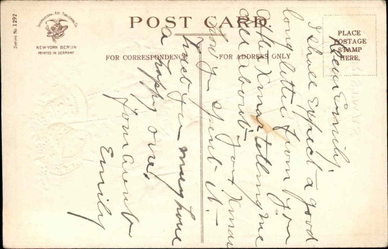 Clapsaddle ? Children Ring Christmas Bells Int'l Art c1910 Postcard