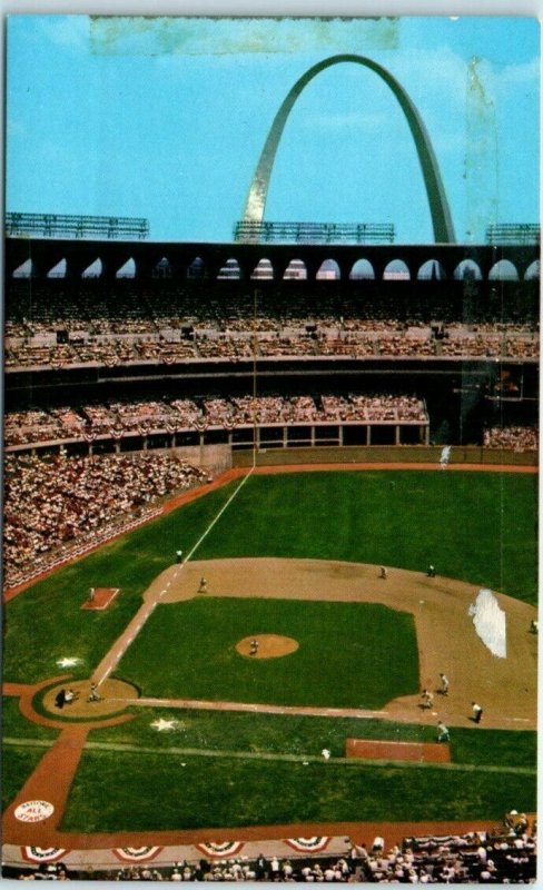 Postcard - Busch Memorial Stadium - St. Louis, Missouri