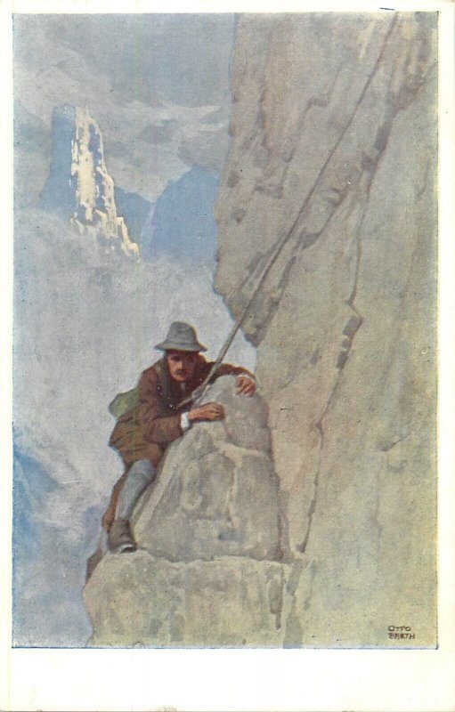 Austrian painter, graphic artist and mountaineer Otto Barth alpinism climbing