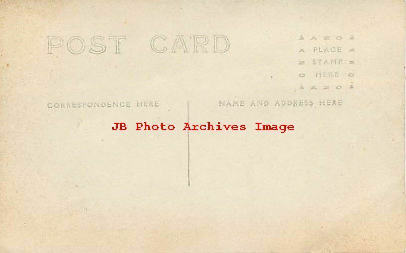 IA, Letts, Iowa, RPPC, Public School Building, Entrance View, Photo No 2 United States Iowa