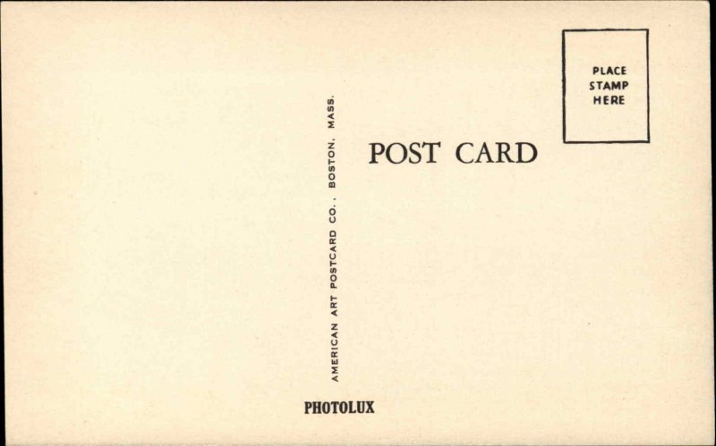 Edmunston New BrunswickBird's Eye View c1930s-40s Postcard