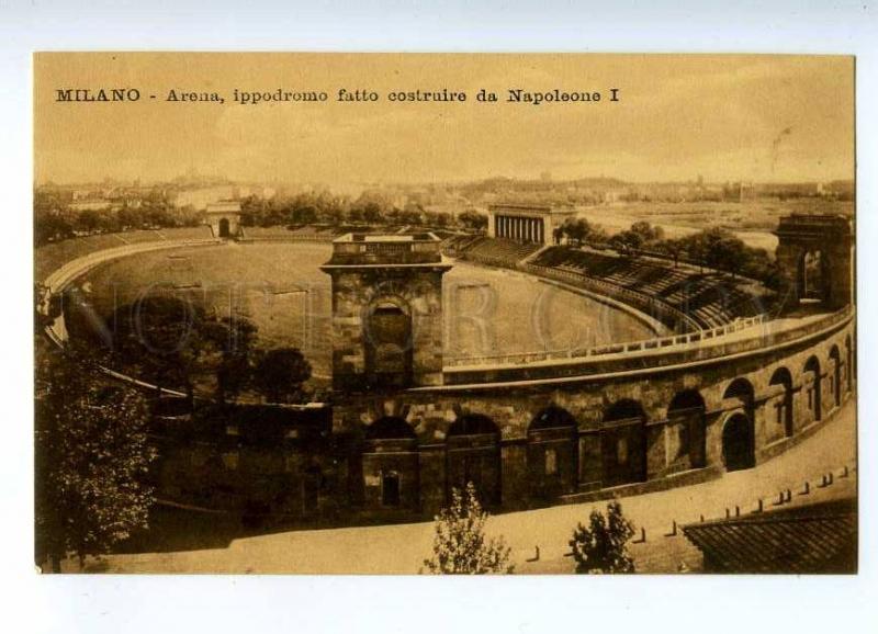 192670 ITALY MILANO Napoleone I hippodrome Vintage postcard