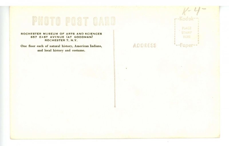 NY - Rochester. Museum of Arts & Sciences    *RPPC