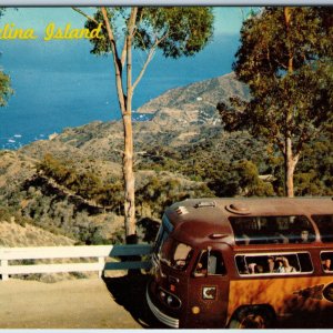 c1950s Catalina Island CA Tour Bus Summit Skyline Drive Flexible Clipper PC A216