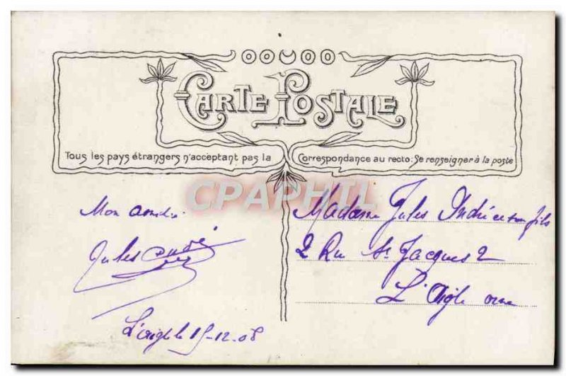 Old Postcard Fancy Napoleon 1st