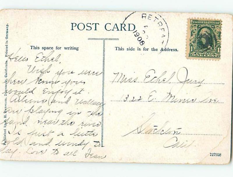 Divided-Back Mount Shasta California CA hk4137