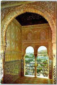 M-78384 Hall of Ambassadors Detail Alhambra Granada Spain