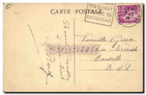 Postcard Old Route Embrun Pontfrache deep Massif fu Grand Morgon