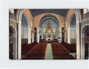 Postcard Interior and Altar, St. James Cathedral, Seattle, Washington