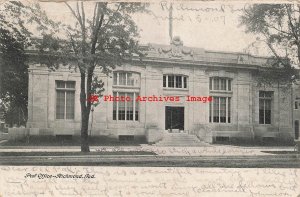 IN, Richmond, Indiana, Post Office Building, Exterior View, 1907 PM