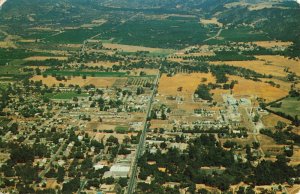 1960's Aerial View Ojai California Postcard 2R3-143 