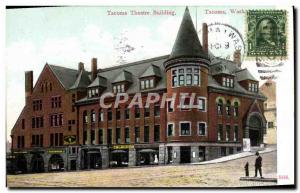 Old Postcard Tacoma Washington Theater Building