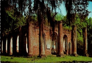 South Carolina Beaufort County Ruins Of Sheldon Church Between Yemassee and G...