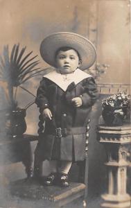 Little boy dressed up Child, People Photo 1908 