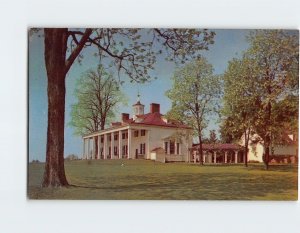 Postcard Mt. Vernon, Home Of George and Martha Washington, Mt. Vernon, Virginia