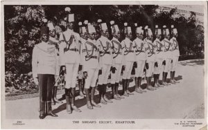 The Sirdar's Escort Khartoum Africa Real Photo Military Postcard