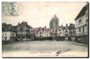 Old Postcard Noyon Place Au Ble