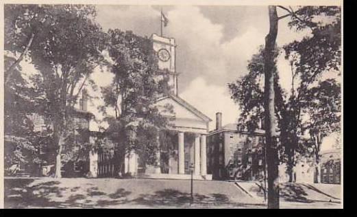 Massachusetts Amherst Johnson Chapel College Row  Amherst  College  Albertype