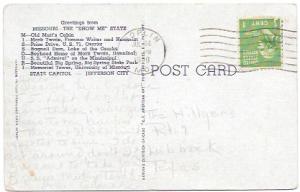 Greetings From Missouri. Washington # 804.