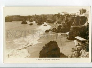 299846 PORTUGAL Praia da Rocha Vista parcial Vintage photo postcard