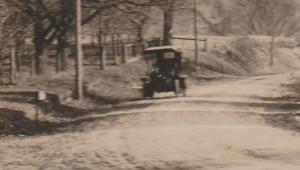 RPPC Old Car in Penfield Scenery - Penfield NY, New York