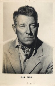 Stars of stage and screens postcard French actor Jean Gabin