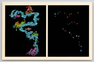 Astronomy Constellation Eridanus the River Postcard L42