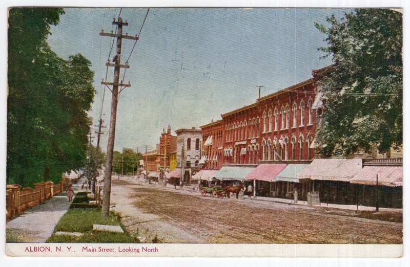 Albion, N.Y., Main Street, Looking North