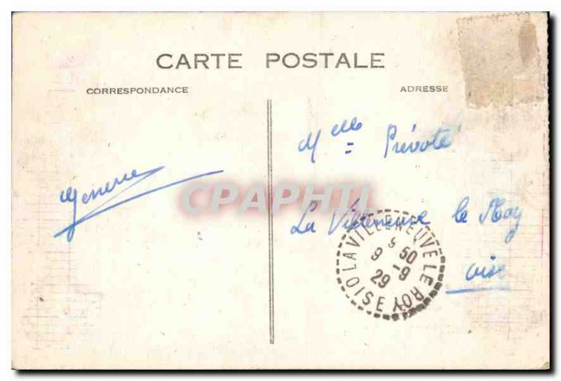 Old Postcard Sainte Adresse The Heve to the Beach