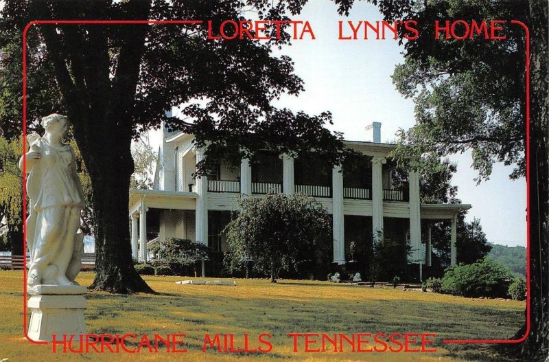 2~4X6 Postcards  TN Tennessee  HOMES Of LORETTA LYNN & ELVIS PRESLEY~Graceland