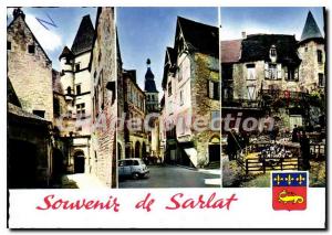 Postcard Modern Sarlat Htel Maleville market geese