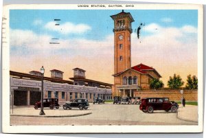 Postcard OH Dayton Union Station
