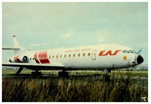 EAS Europe Aero Service Caravelle Airplane Postcard