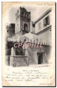 Algeria Oran Old Postcard A mosque
