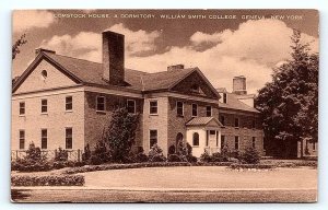 GENEVA, NY New York ~ DORMITORY William Smith COLLEGE c1940s Artvue Postcard