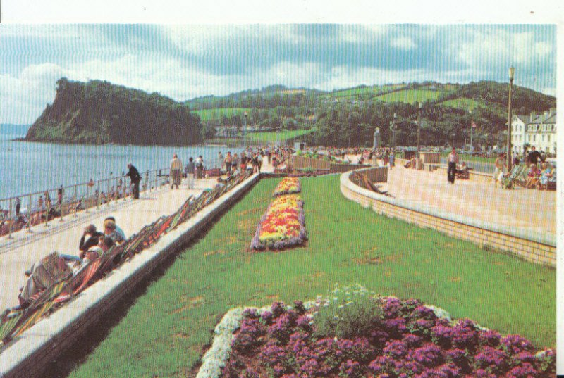 Devon Postcard - The New Promenade Gardens - Teignmouth - Ref 12141A