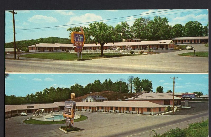 Tennessee CLEVELAND Holiday Hill Motel Hwys U.S. 11 and 64 - Chrome