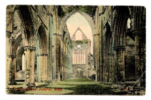 UK - Wales, Tintern Abbey. Interior   (crease)