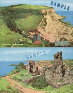 Hastings Cliffs 2x SAMPLE 1970s Postcard s