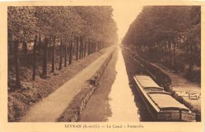 SEVRAN FRANCE LE CANAL FREINVILLE POSTCARD