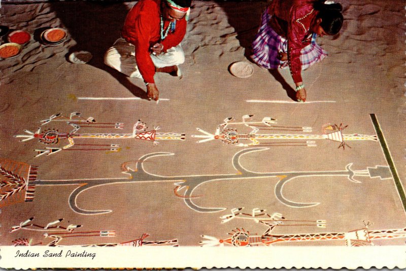 Navajo Indian Sand Paintings New Mexico