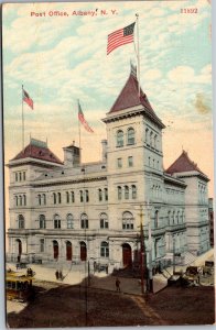 Postcard NY Albany Post Office Bosselman