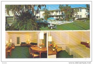 3-Views, Shamrock Apartments, Swimming Pool, Fort Lauderdale, Florida, 40-60s