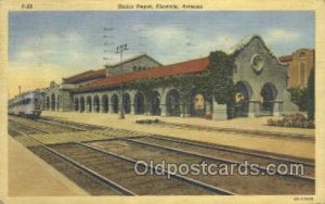 Union Depot, Phoenix, Az, Arizona, USA Train Railroad Station Depot 1945 post...