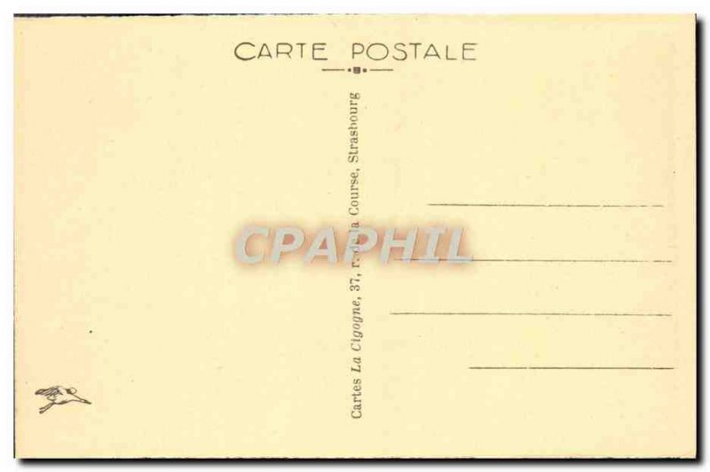 Old Postcard Strasbourg Rhine Bridge Tramway