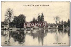 Bar Seine Old Postcard Seine at Croc Ferrand