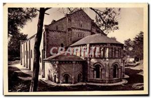 Old Postcard Soulac sur Mer Gironde Big L Eglise The Apse